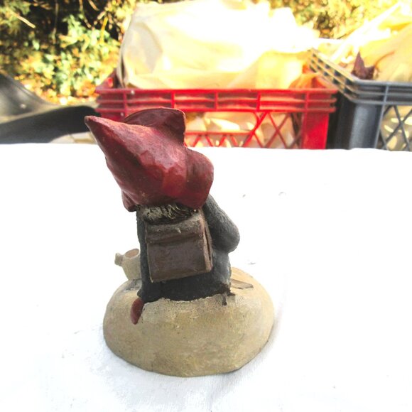 VTG 1987 TOM CLARK GNOME, SKIBO, SIGNED BY ARTIST - Picture 3 of 9